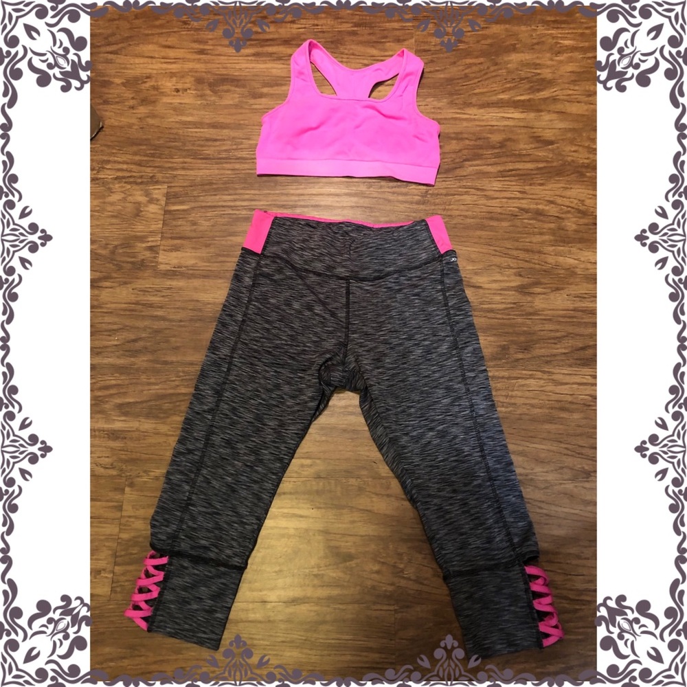 Cute workout outfit.